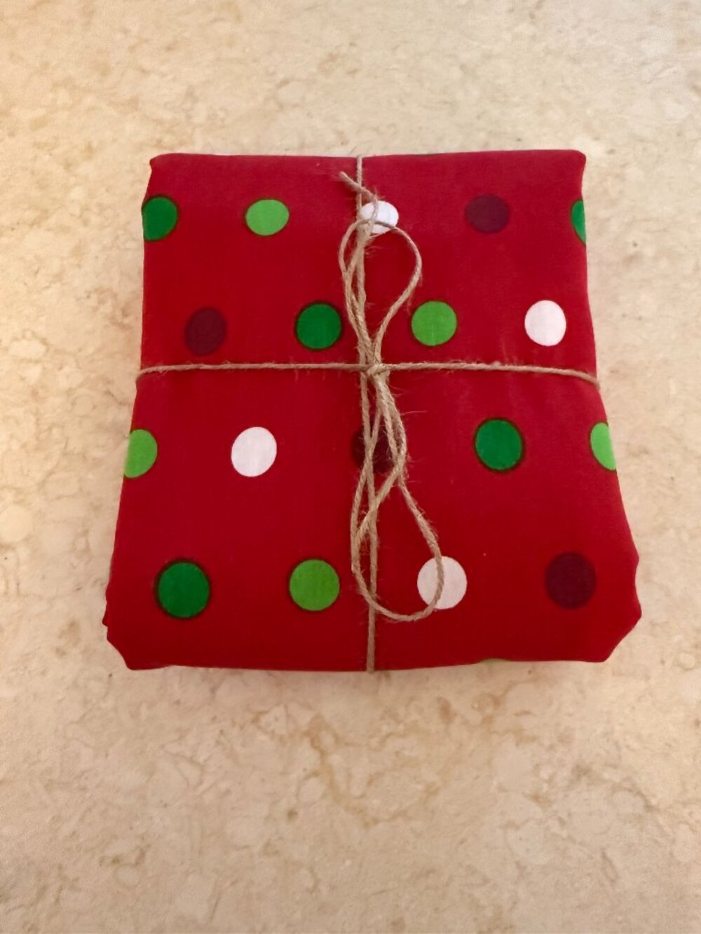 Holiday Polka-Dot Large Tablecloth